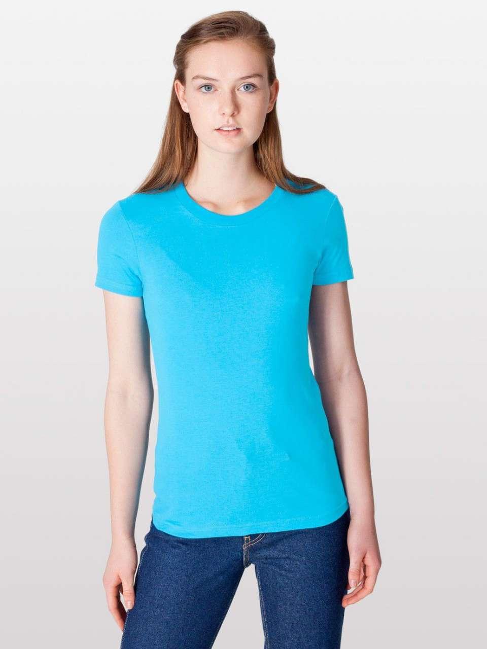 WOMEN'S FINE JERSEY SHORT SLEEVE T-SHIRT - Image 2