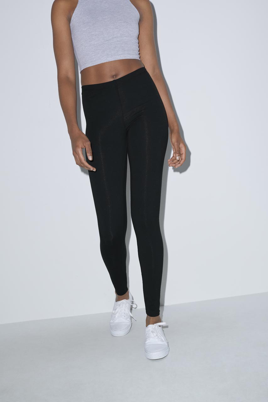 WOMEN'S COTTON SPANDEX JERSEY LEGGING - Image 6