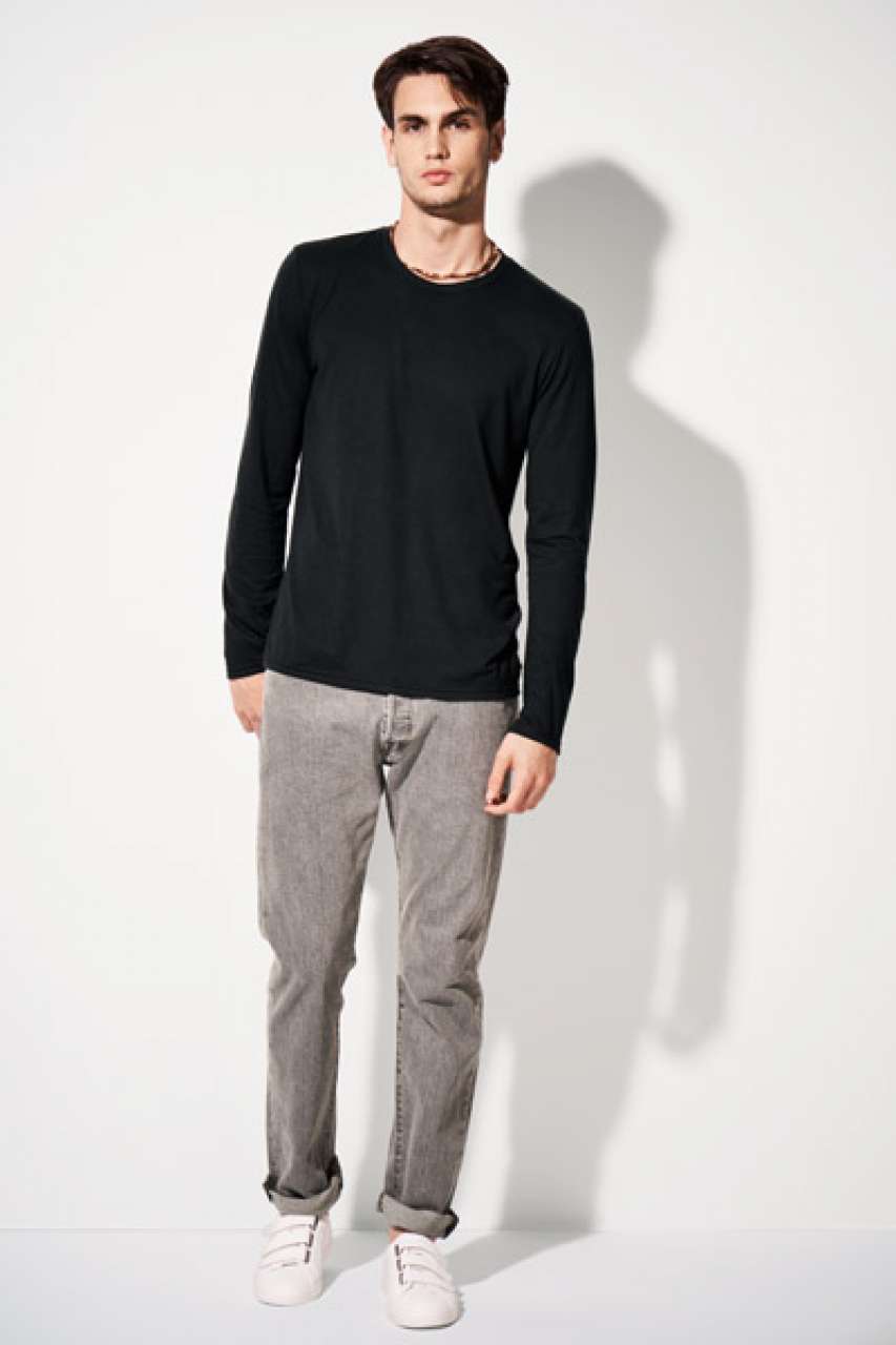 ADULT TRI-BLEND LONG SLEEVE TEE - Image 3