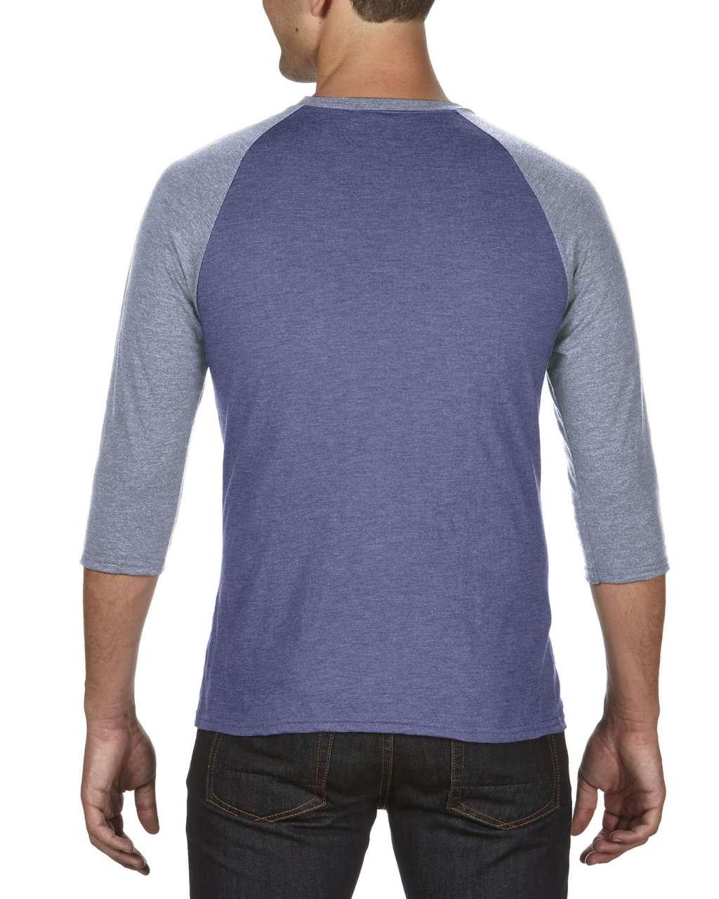ADULT TRI-BLEND ¾ SLEEVE RAGLAN TEE - Image 5