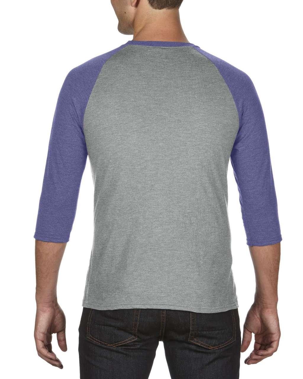 ADULT TRI-BLEND ¾ SLEEVE RAGLAN TEE - Image 6