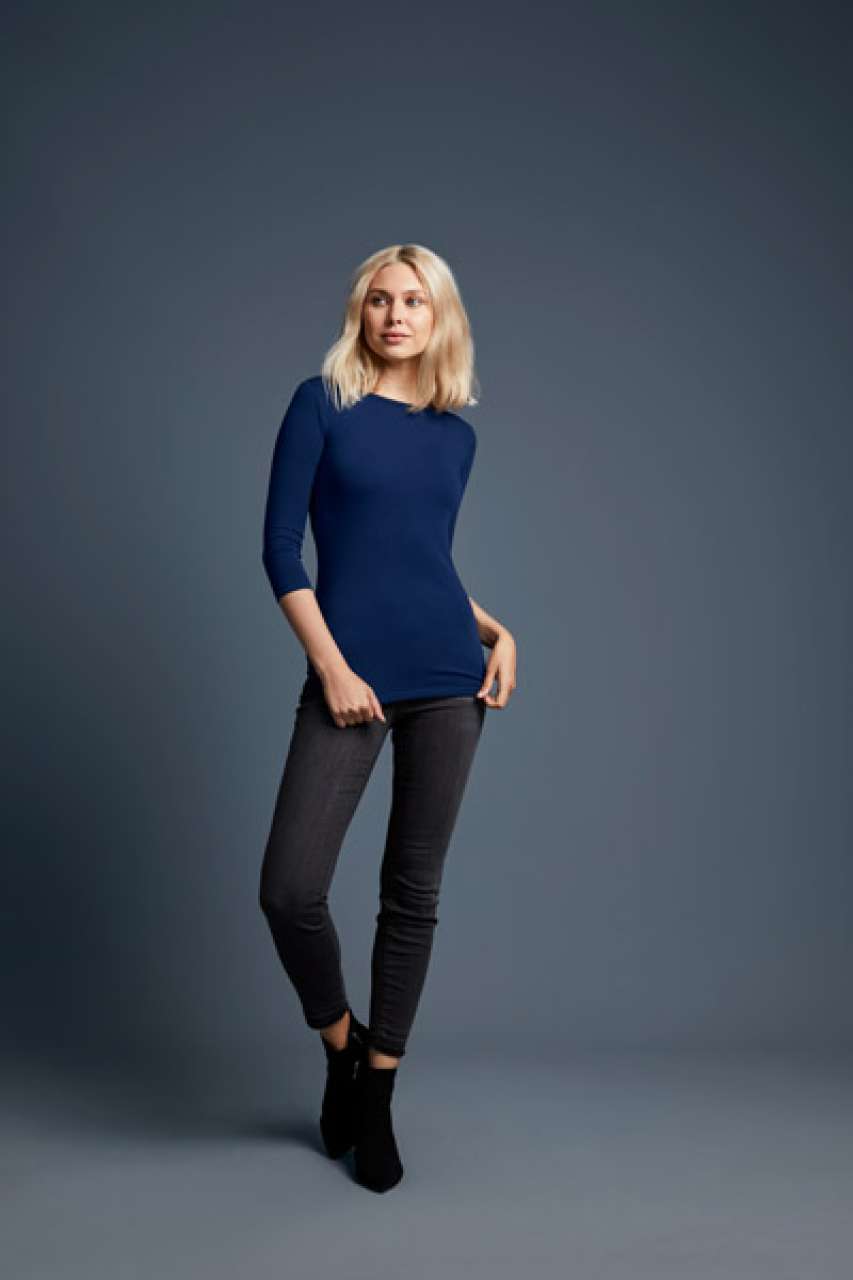 WOMEN'S STRETCH 3/4 SLEEVE TEE - Image 5