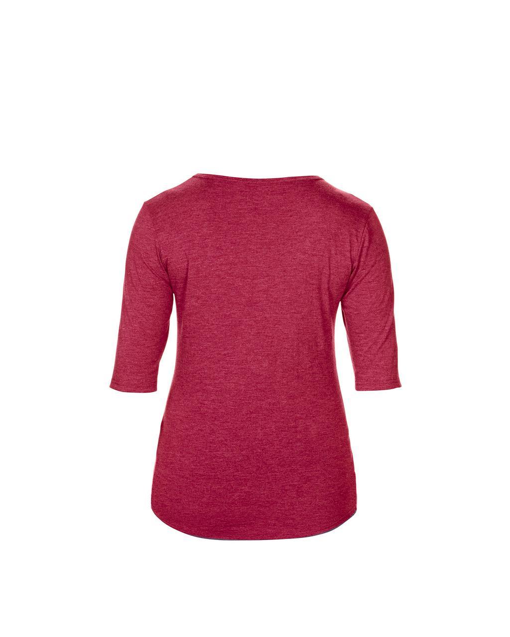 WOMEN’S TRI-BLEND DEEP SCOOP 1/2 SLEEVE TEE - Image 4