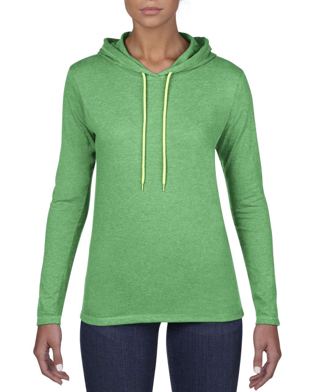 WOMEN’S LIGHTWEIGHT LONG SLEEVE HOODED TEE - Image 5