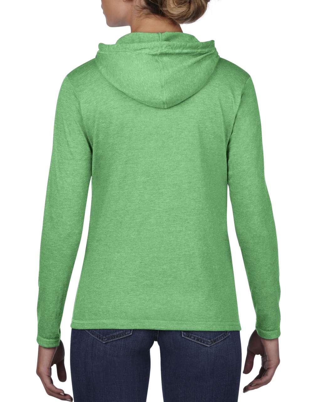 WOMEN’S LIGHTWEIGHT LONG SLEEVE HOODED TEE - Image 2