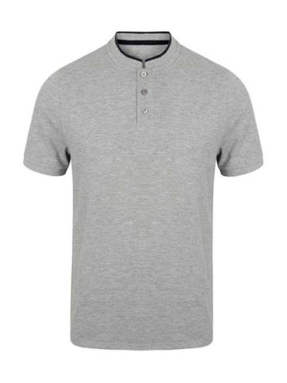 STAND COLLAR STRETCH POLO SHIRT - Image 5