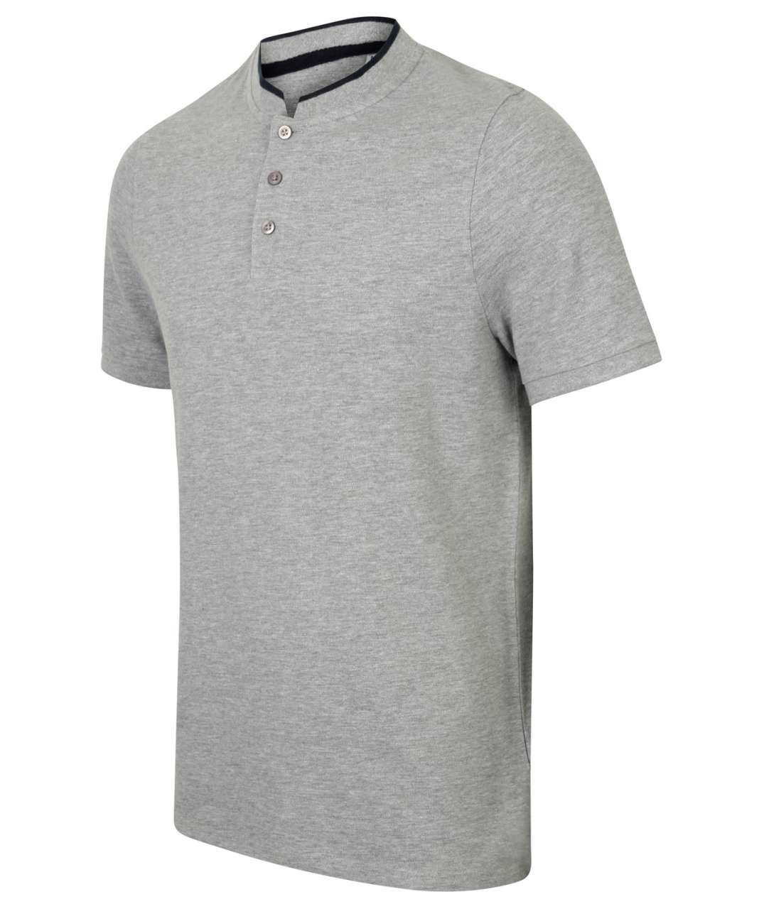 STAND COLLAR STRETCH POLO SHIRT - Image 7