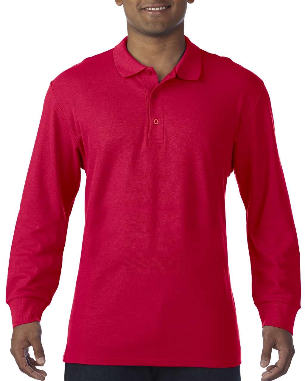 PREMIUM COTTON<SUP>®</SUP> ADULT LONG SLEEVE DOUBLE PIQUÉ POLO - Image 5