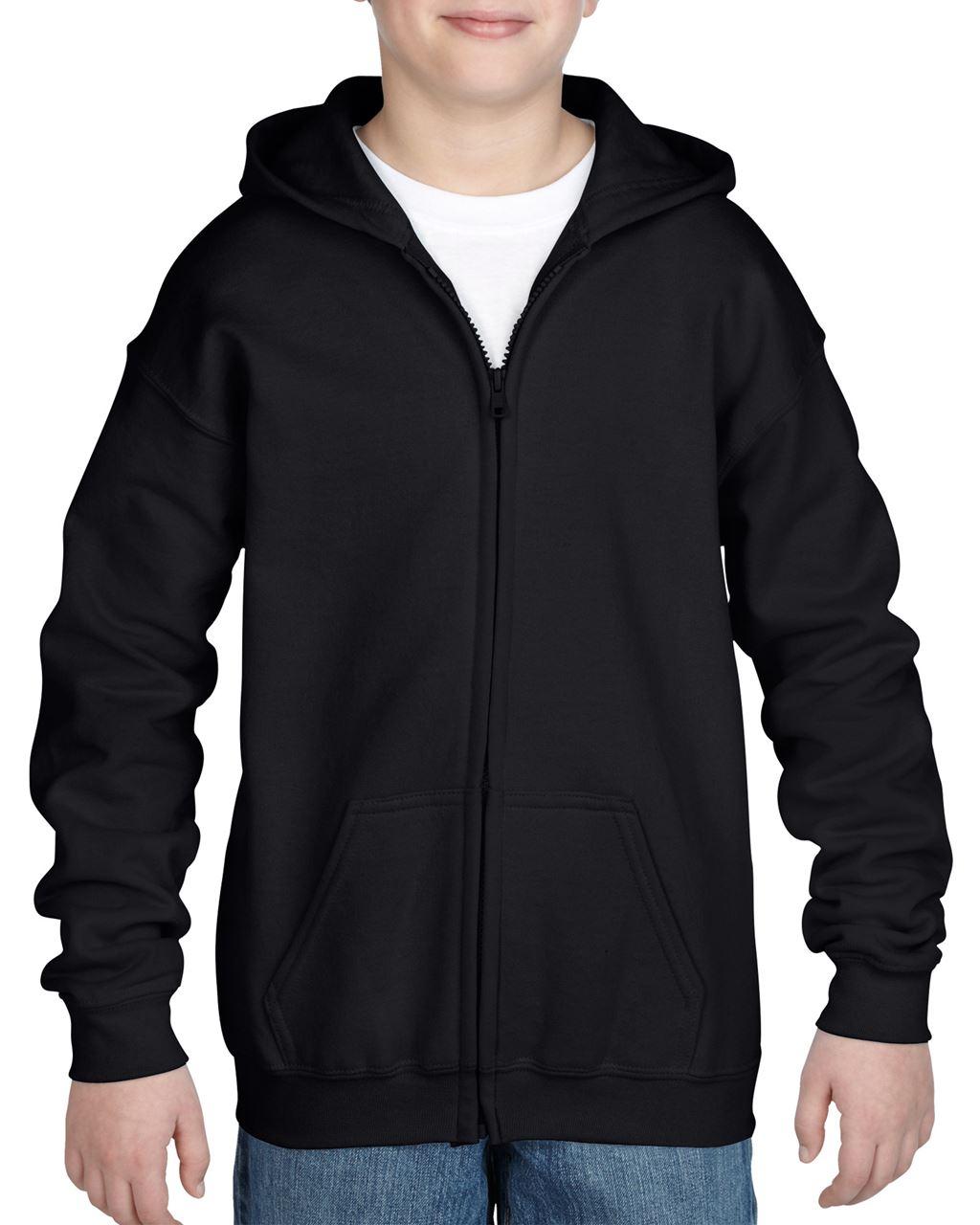 HEAVY BLEND™ YOUTH FULL ZIP HOODED SWEATSHIRT - Image 3