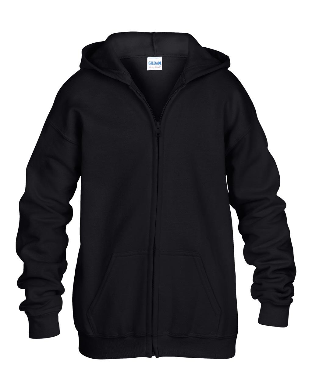 HEAVY BLEND™ YOUTH FULL ZIP HOODED SWEATSHIRT - Image 4