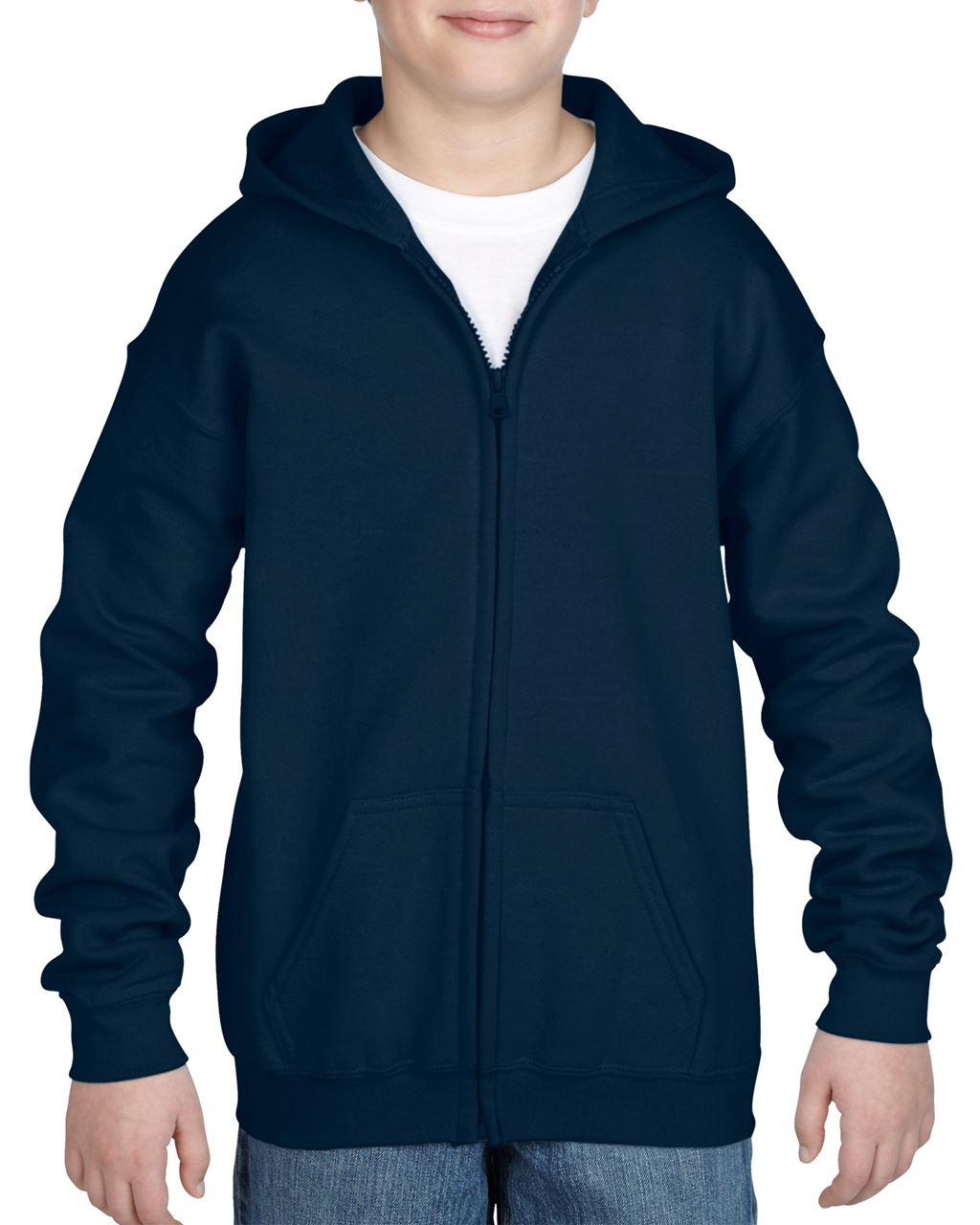 HEAVY BLEND™ YOUTH FULL ZIP HOODED SWEATSHIRT - Image 8