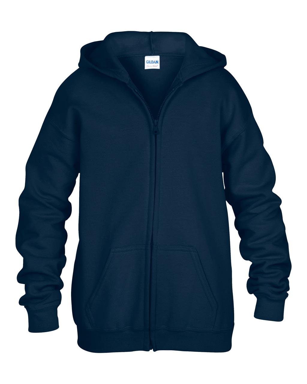 HEAVY BLEND™ YOUTH FULL ZIP HOODED SWEATSHIRT - Image 31