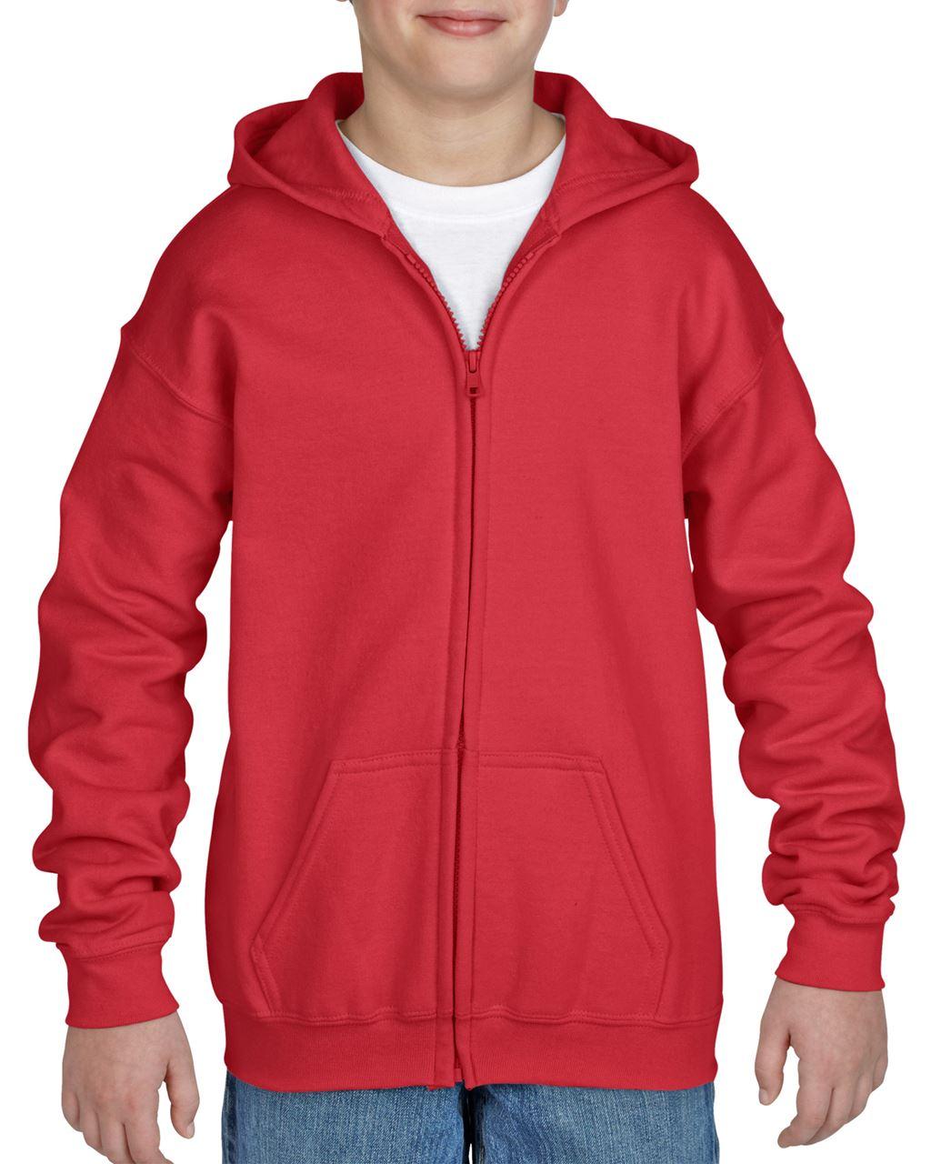 HEAVY BLEND™ YOUTH FULL ZIP HOODED SWEATSHIRT - Image 9