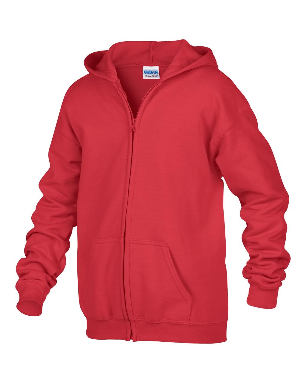 HEAVY BLEND™ YOUTH FULL ZIP HOODED SWEATSHIRT - Image 16