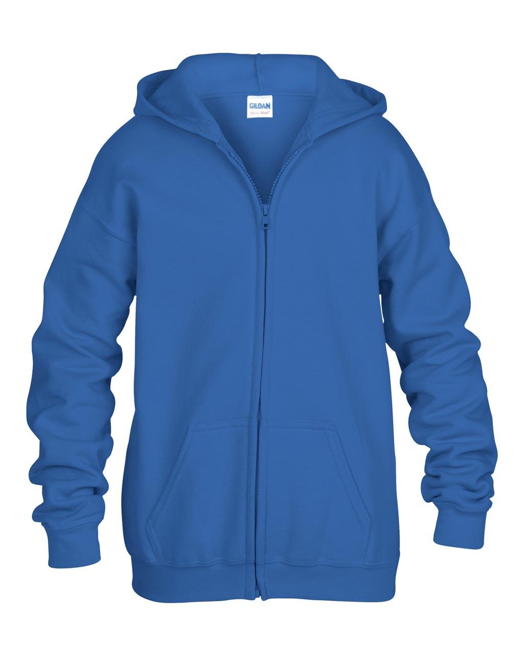 HEAVY BLEND™ YOUTH FULL ZIP HOODED SWEATSHIRT - Image 5