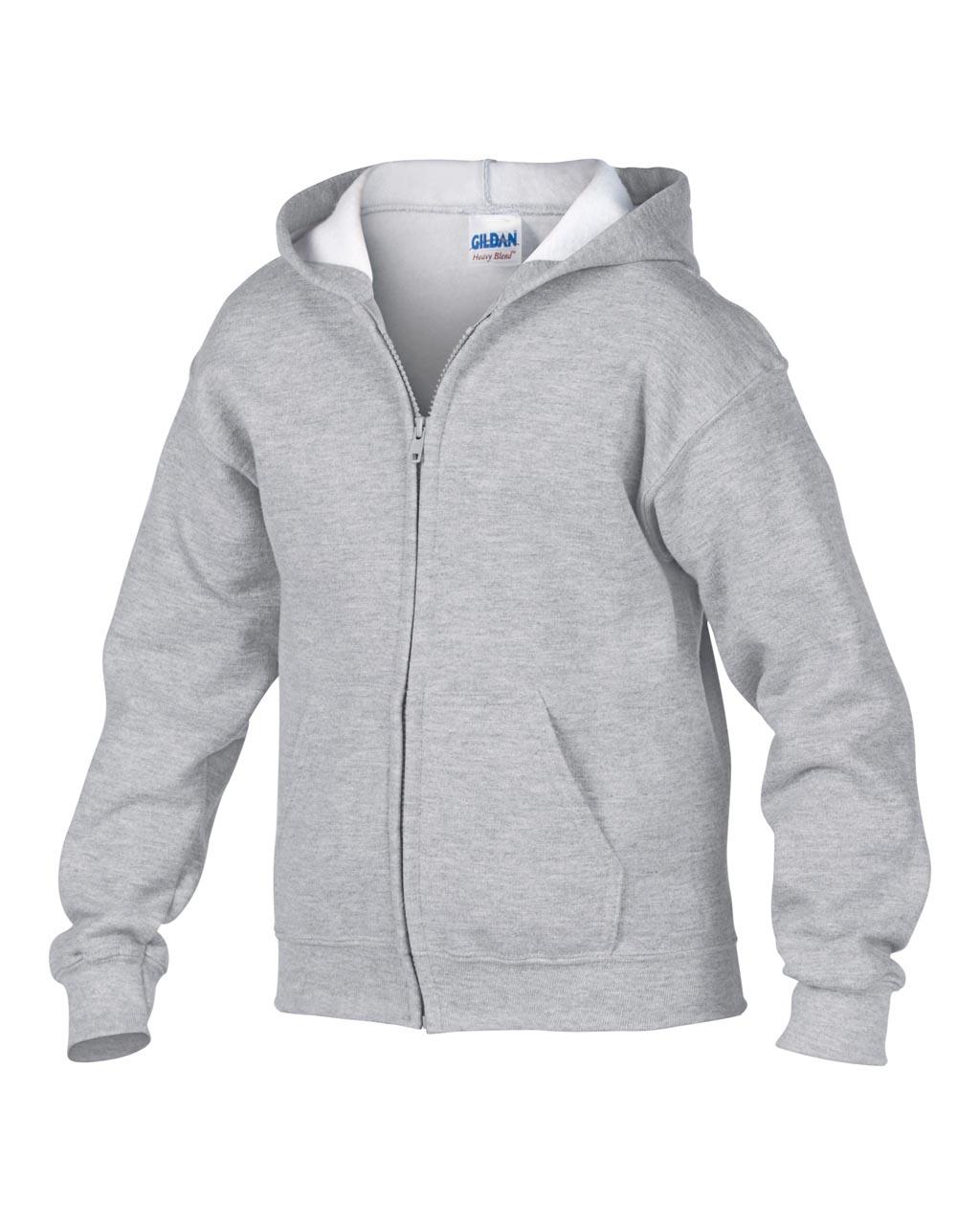 HEAVY BLEND™ YOUTH FULL ZIP HOODED SWEATSHIRT - Image 29