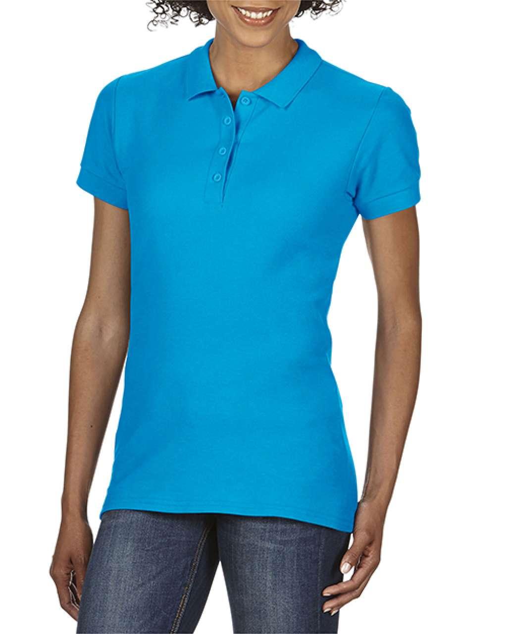 SOFTSTYLE<SUP>®</SUP> LADIES' DOUBLE PIQUÉ POLO - Image 14