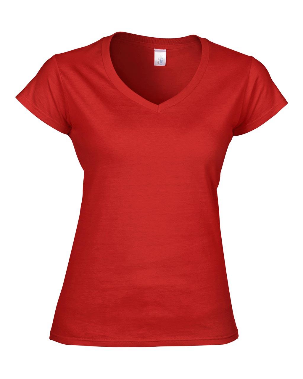 SOFTSTYLE<SUP>®</SUP> LADIES' V-NECK T-SHIRT - Image 4