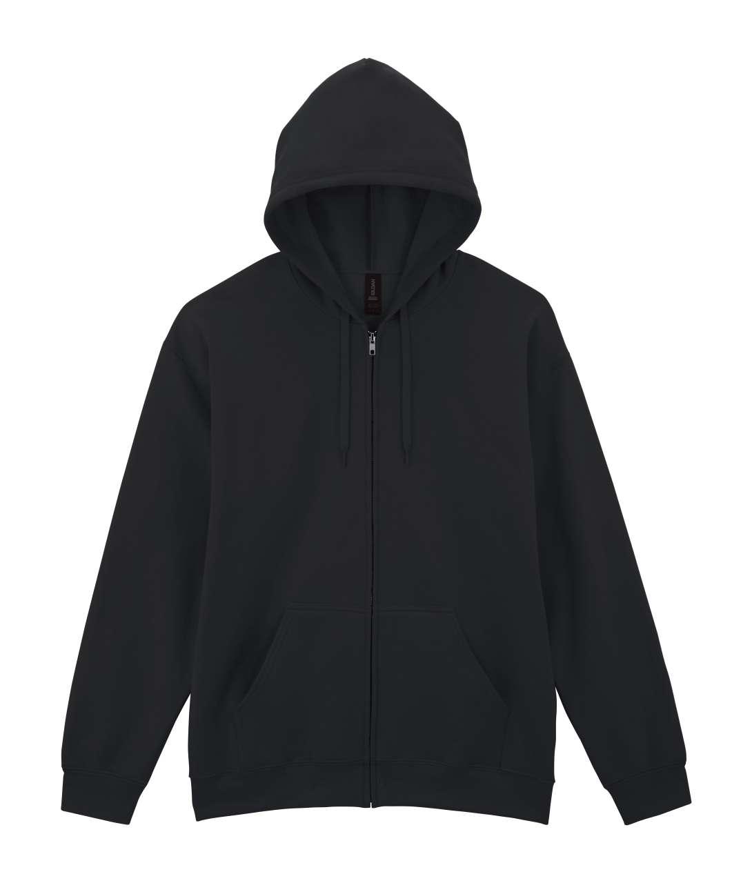 SOFTSTYLE® MIDWEIGHT FLEECE ADULT FULL ZIP HOODED SWEATSHIRT - Image 3