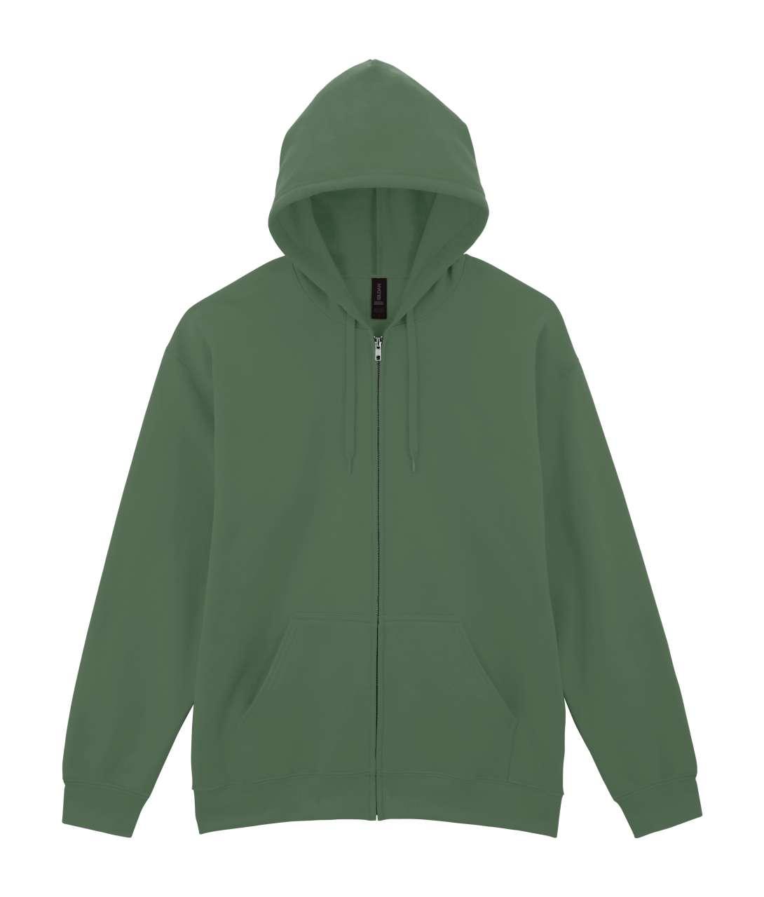 SOFTSTYLE® MIDWEIGHT FLEECE ADULT FULL ZIP HOODED SWEATSHIRT - Image 7