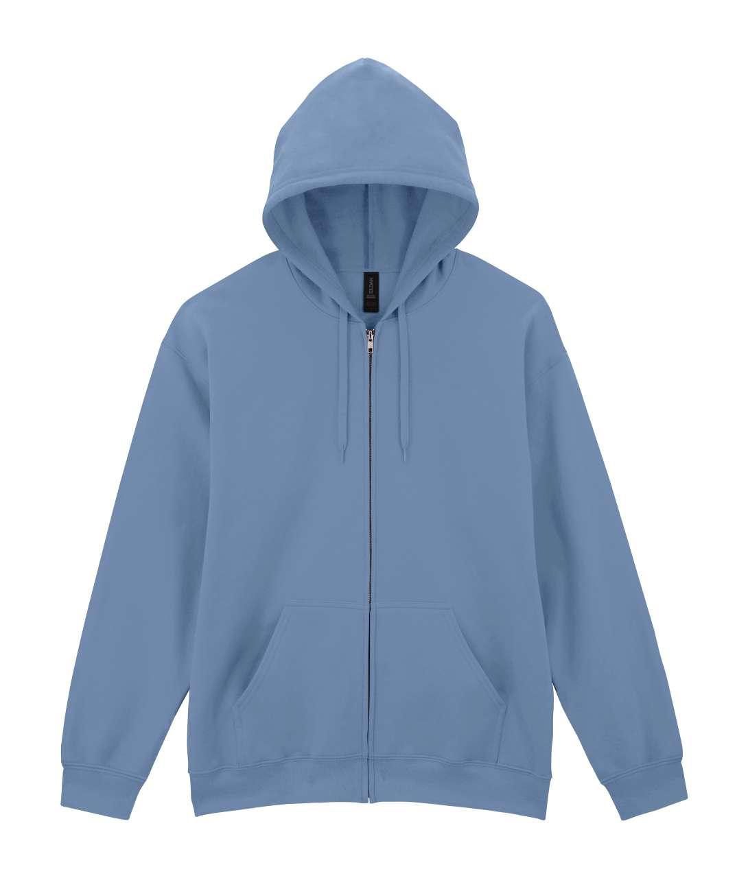 SOFTSTYLE® MIDWEIGHT FLEECE ADULT FULL ZIP HOODED SWEATSHIRT - Image 4