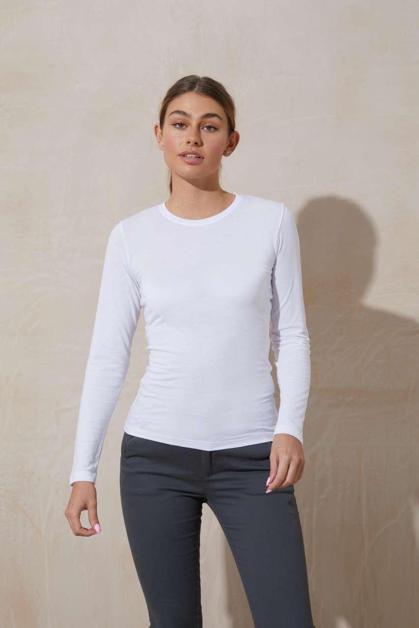 LONG SLEEVE GIRLIE TRI-BLEND T - Image 5