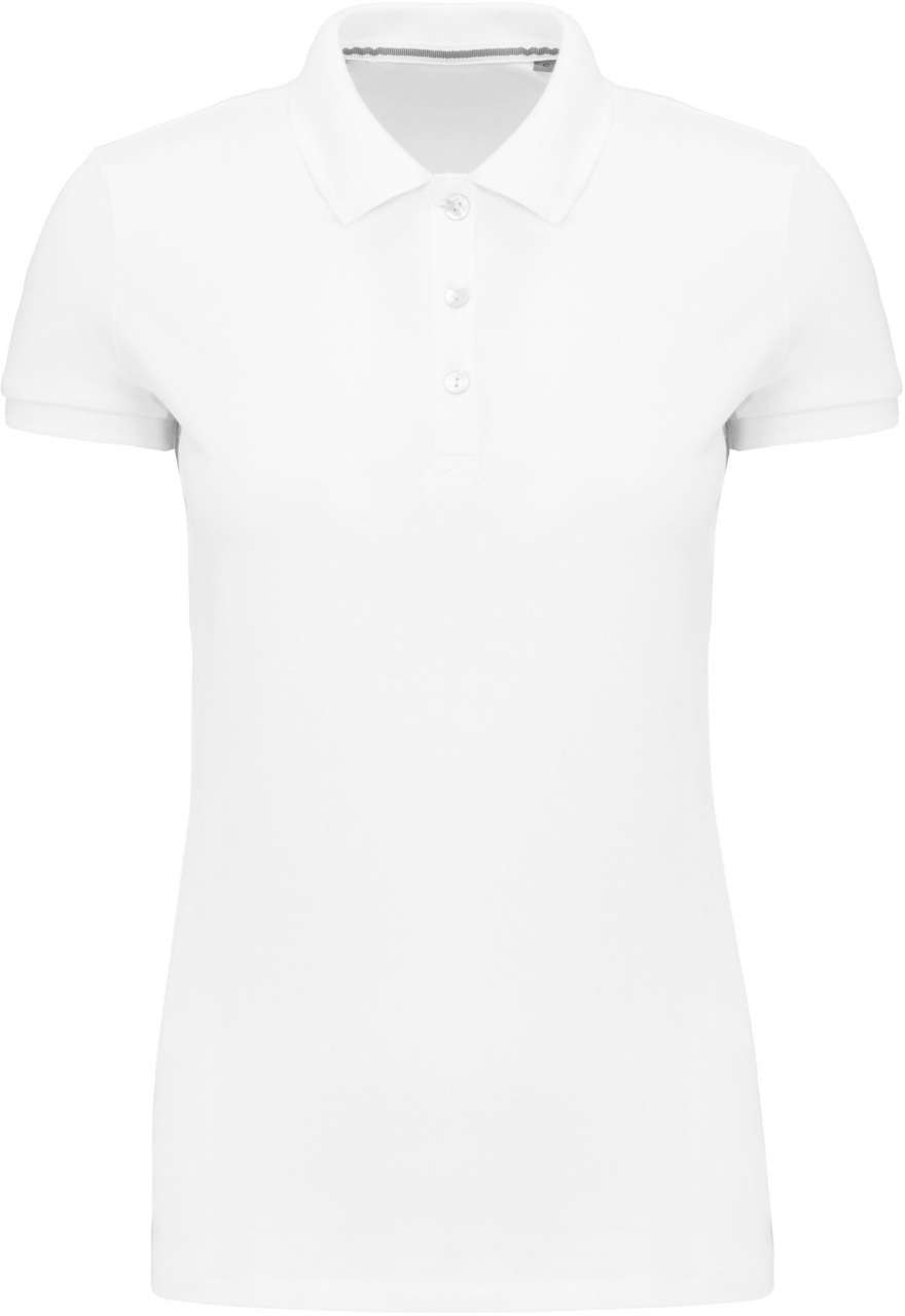 LADIES' SUPIMA® SHORT SLEEVE POLO SHIRT - Image 3