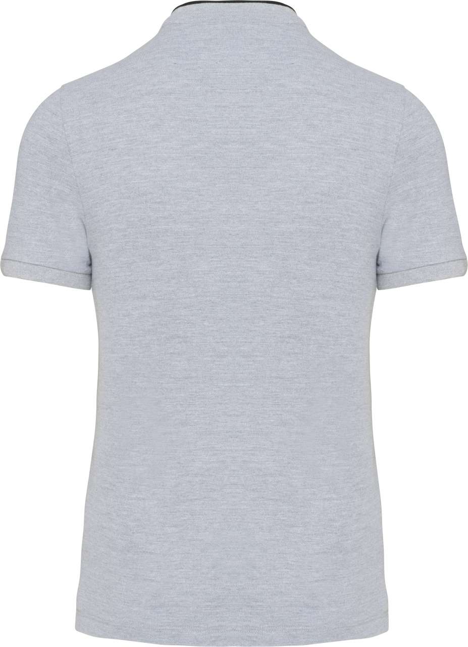 MEN'S SHORT SLEEVE POLO SHIRT WITH MANDARIN COLLAR - Image 4