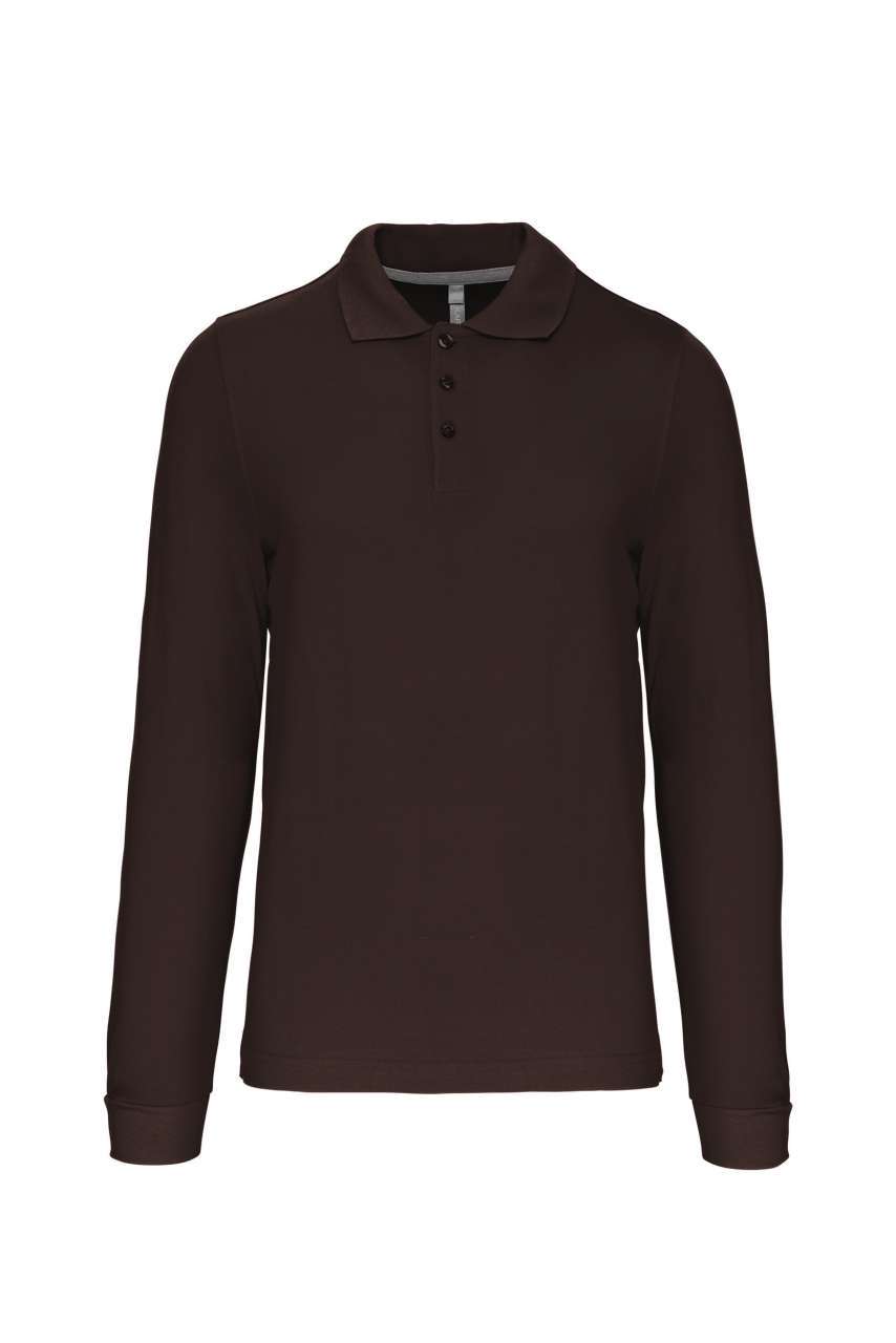 MEN'S LONG-SLEEVED POLO SHIRT - Image 15