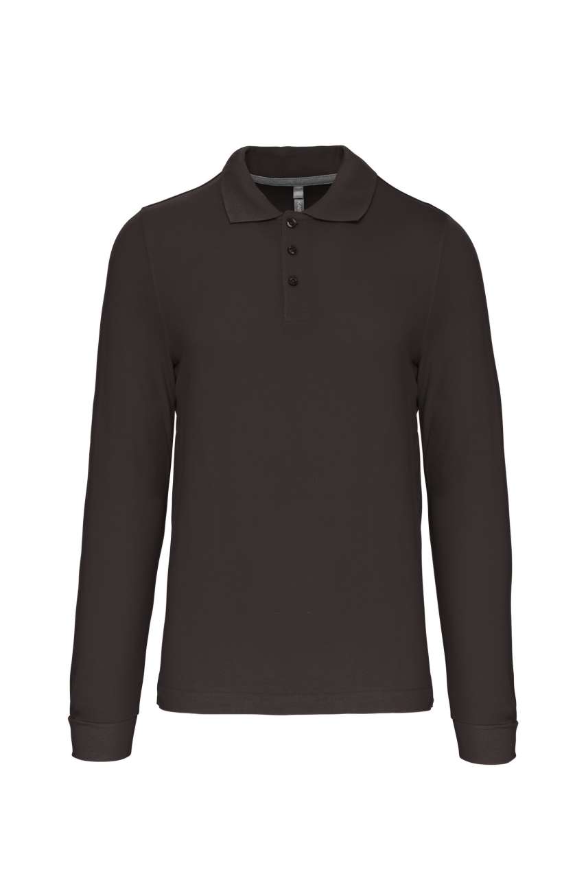 MEN'S LONG-SLEEVED POLO SHIRT - Image 8