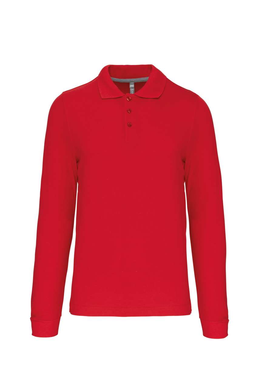 MEN'S LONG-SLEEVED POLO SHIRT - Image 7
