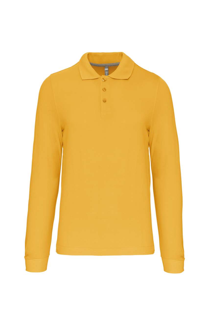 MEN'S LONG-SLEEVED POLO SHIRT - Image 4