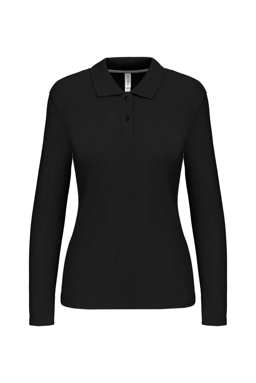 LADIES' LONG-SLEEVED POLO SHIRT - Image 9