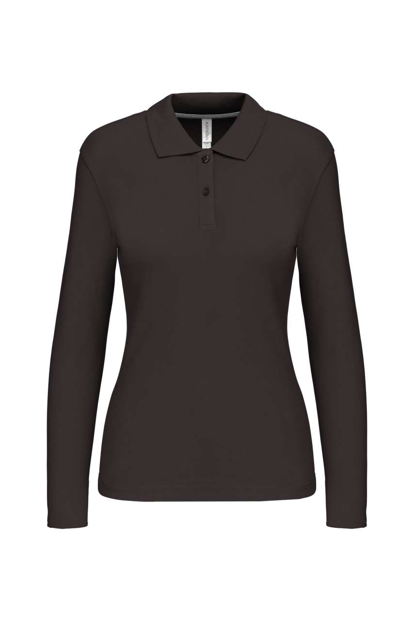 LADIES' LONG-SLEEVED POLO SHIRT - Image 11