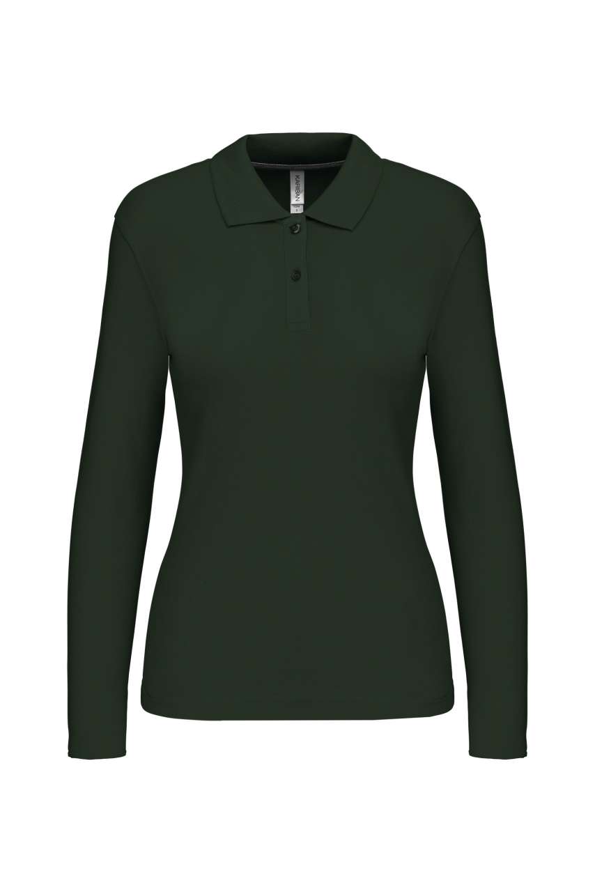 LADIES' LONG-SLEEVED POLO SHIRT - Image 10
