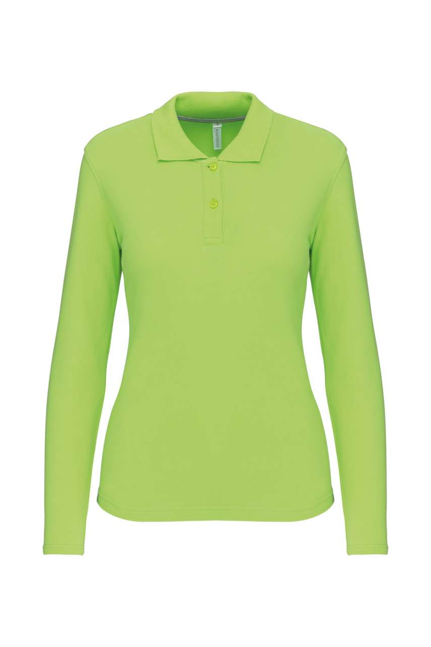 LADIES' LONG-SLEEVED POLO SHIRT - Image 7