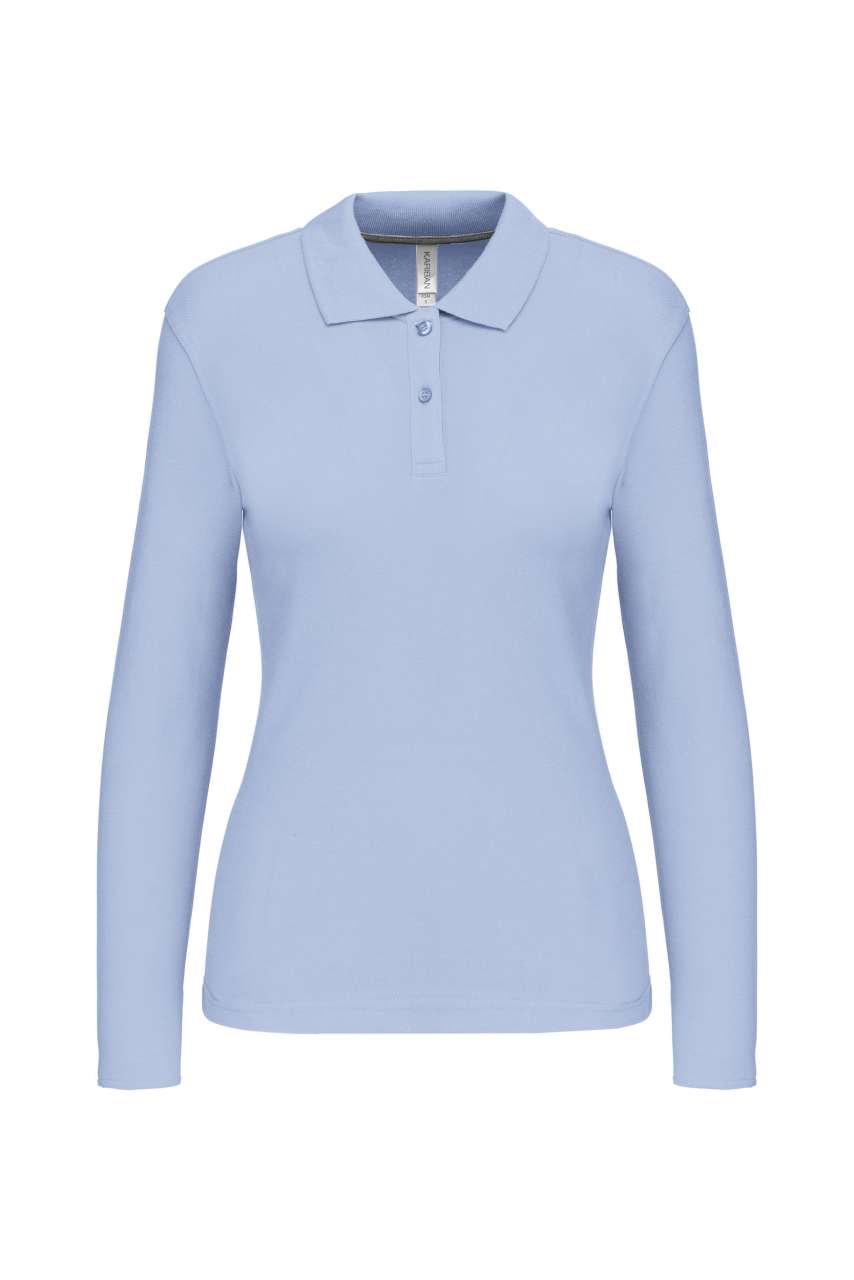 LADIES' LONG-SLEEVED POLO SHIRT - Image 12