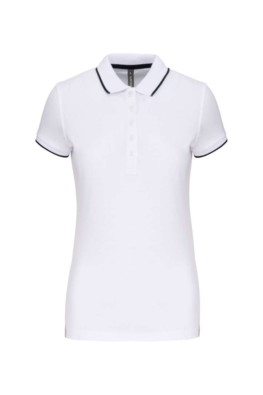 LADIES' SHORT-SLEEVED PIQUÉ KNIT POLO SHIRT - Image 6