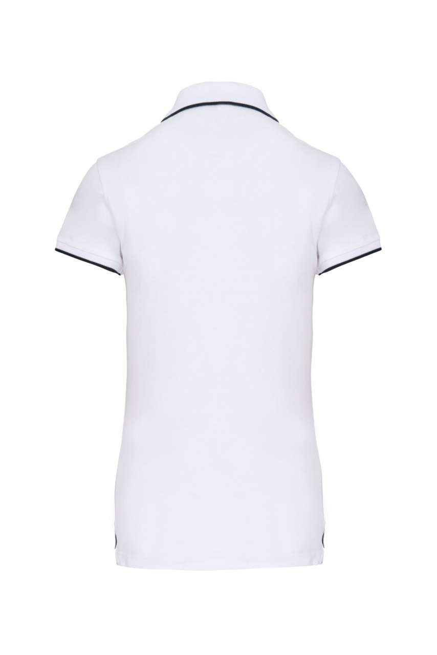 LADIES' SHORT-SLEEVED PIQUÉ KNIT POLO SHIRT - Image 3