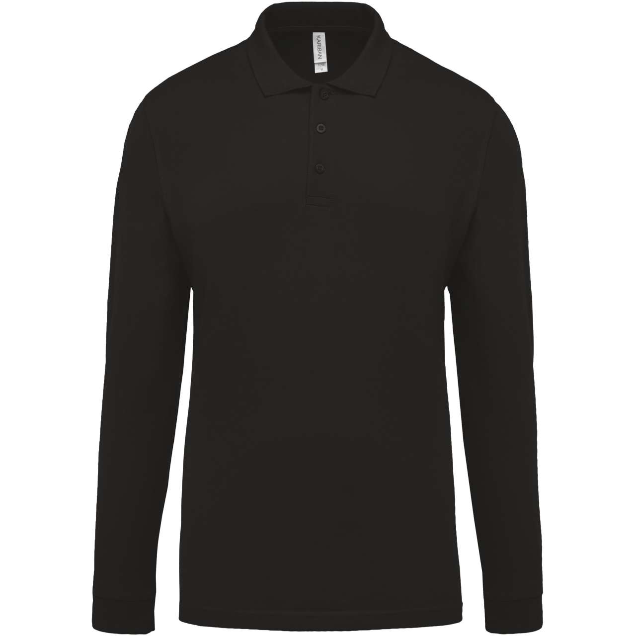 MEN'S LONG-SLEEVED PIQUÉ POLO SHIRT - Image 7