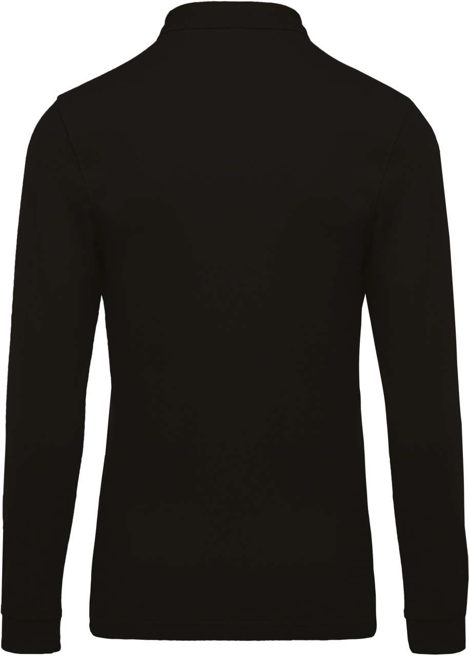 MEN'S LONG-SLEEVED PIQUÉ POLO SHIRT - Image 6