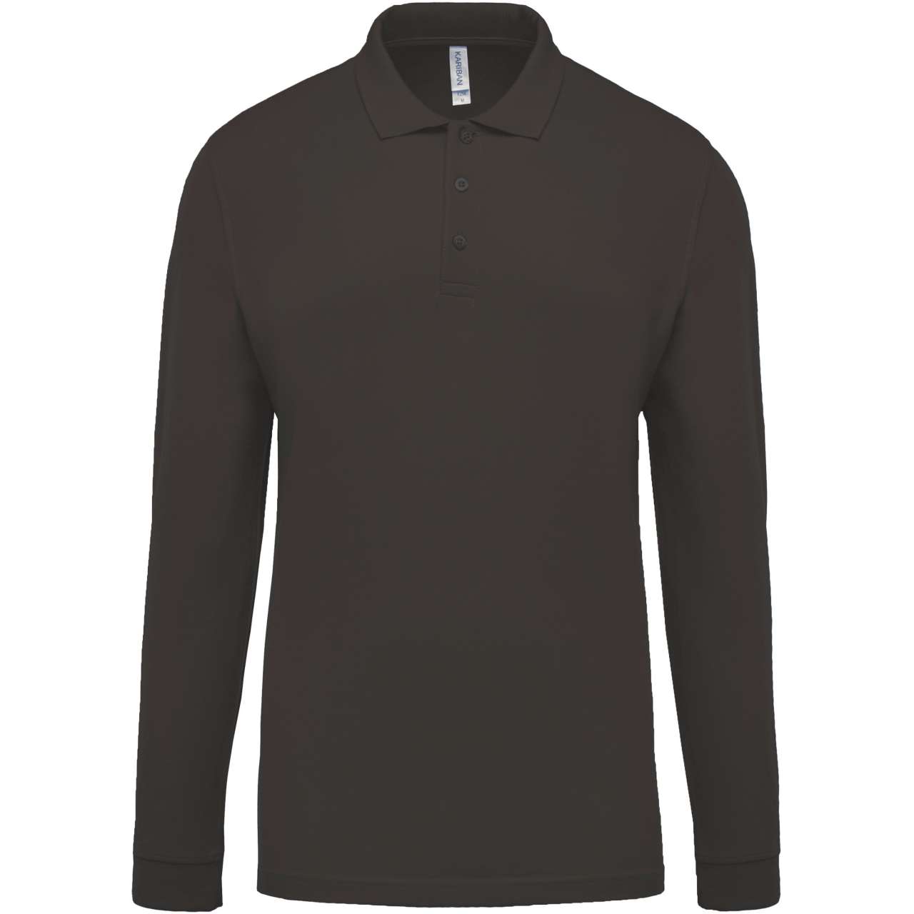 MEN'S LONG-SLEEVED PIQUÉ POLO SHIRT - Image 8
