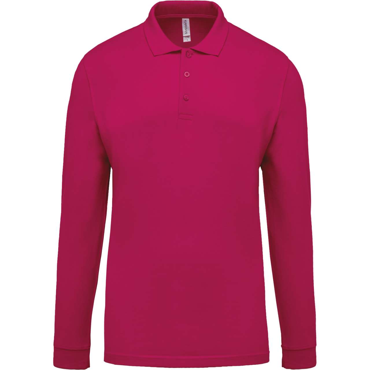 MEN'S LONG-SLEEVED PIQUÉ POLO SHIRT - Image 15