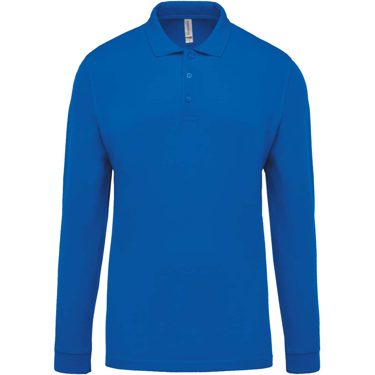 MEN'S LONG-SLEEVED PIQUÉ POLO SHIRT - Image 5
