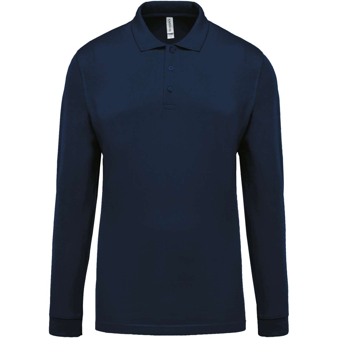 MEN'S LONG-SLEEVED PIQUÉ POLO SHIRT - Image 13