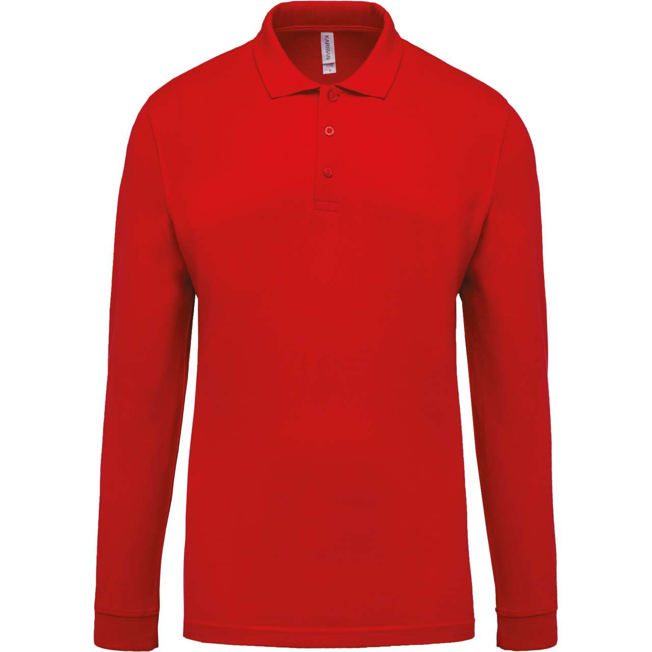 MEN'S LONG-SLEEVED PIQUÉ POLO SHIRT - Image 4