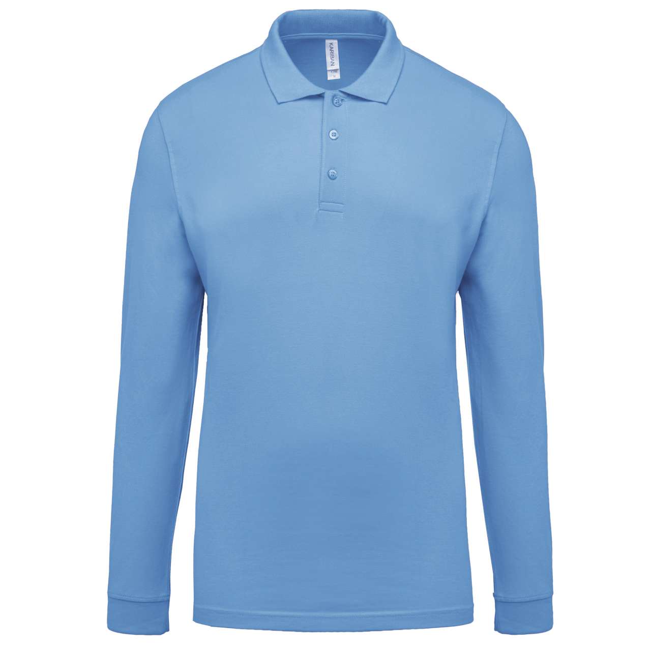 MEN'S LONG-SLEEVED PIQUÉ POLO SHIRT - Image 16