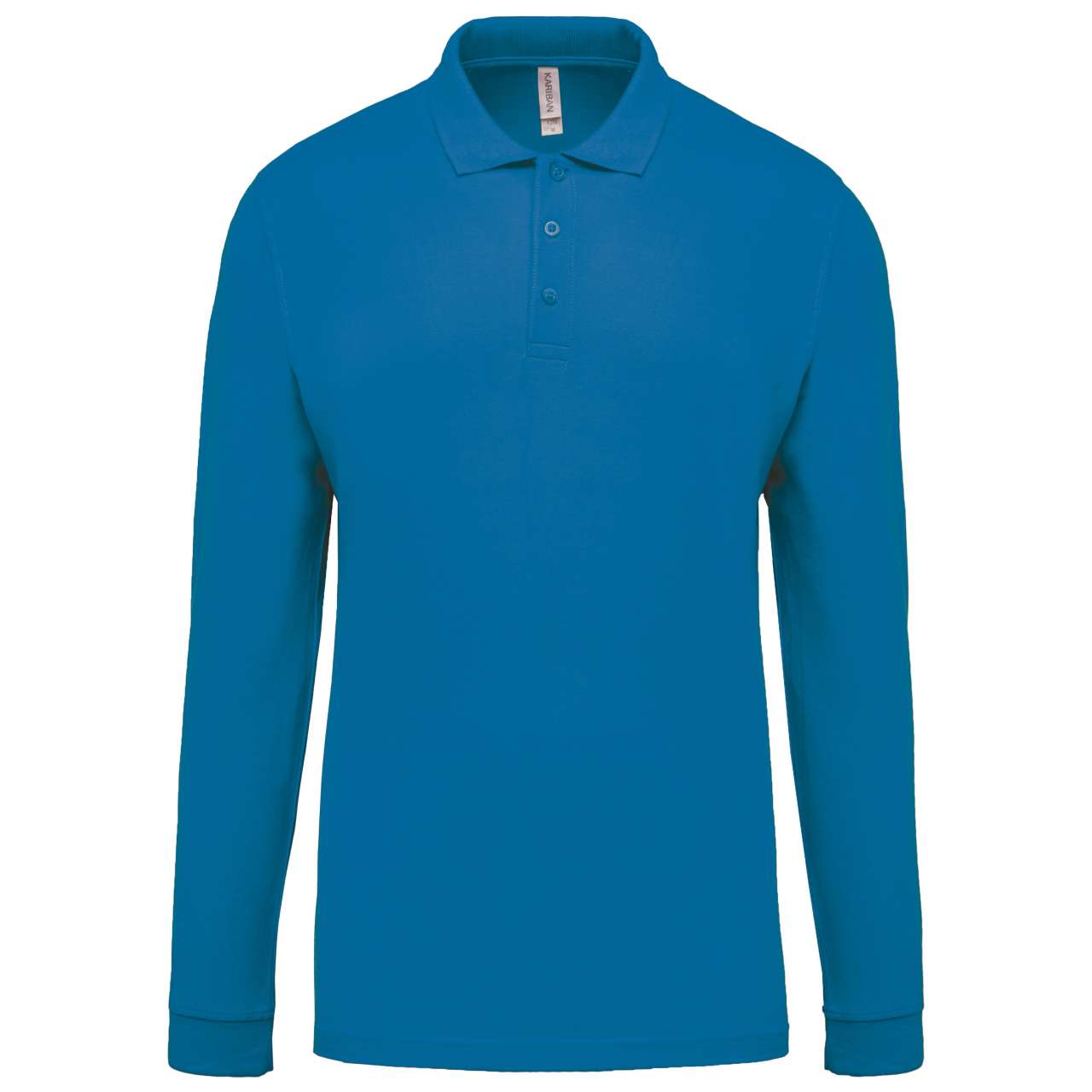 MEN'S LONG-SLEEVED PIQUÉ POLO SHIRT - Image 14