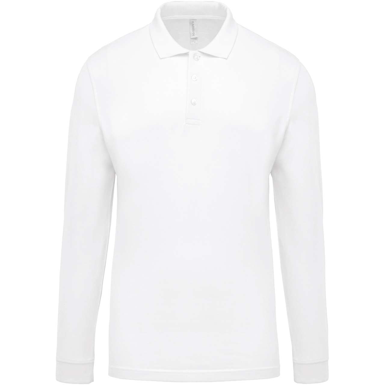 MEN'S LONG-SLEEVED PIQUÉ POLO SHIRT - Image 2
