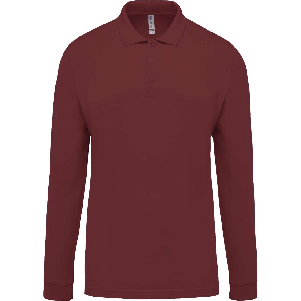MEN'S LONG-SLEEVED PIQUÉ POLO SHIRT - Image 12
